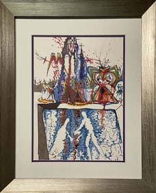 Salvador Dali Limited Edition Romeo and Juliet Original Lithograph 1976 Milano Hand signed