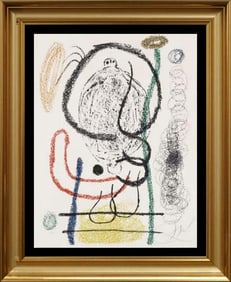 Joan Miro Limited Edition original lithograph Hand signed and numbered Album 21 from 1978