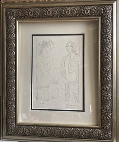 Pablo Picasso lithograph numbered limited edition of 300 with official Museum stamp