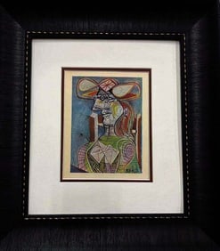 Pablo Picasso Color plate lithograph 1968