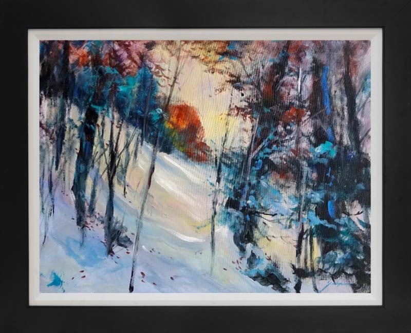 Original on canvas by Michael Schofield landscape: Michael Schofield original on canvas 30 x 40 image size. One or a kind original. Hand signed by the artist. Includes certificate of authenticity. This work was purchased directly from the artist.