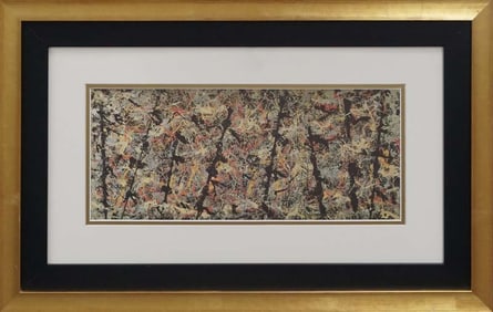 Jackson Pollock Color Plate Lithograph