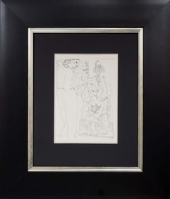 Pablo Picasso Original Lithograph 1956 Vollard Collection