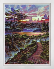 First Light of Morning Mixed Media original David Lloyd Glover