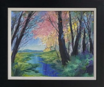 Michael Schofield original on canvas  landscape