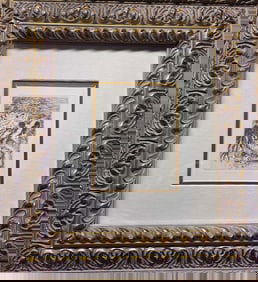 Pierre Renoir etching embossed