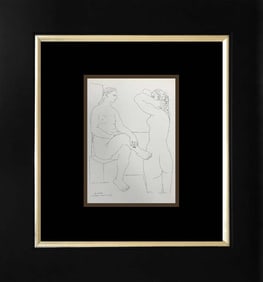 Pablo Picasso lithograph printed in Paris on velin d'arches paper from the Vollard Collection 1956