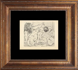 Pablo Picasso Lithograph Vollard 1956 SPADEM