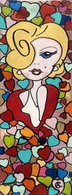 Original on canvas by Arthur Chorny Marilyn