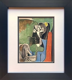 Pablo Picasso color Plate Lithograph from 1970