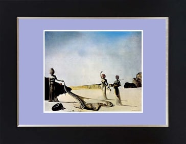 Salvador Dali color plate lithograph after Dali