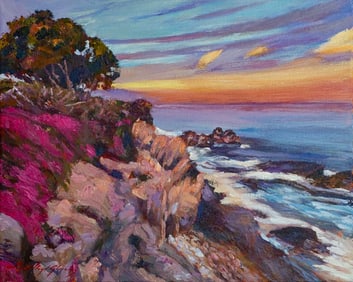 Evening Light Mixed Media Original by David Lloyd Glover