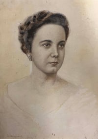 Zenaida Serebriakova Original Pastel on board