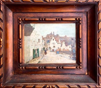 George Oberteuffer  Original oil on wood