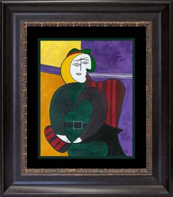 Pablo Picasso Woman in the Red Arm Chair Lithograph Collection Domaine Picasso Limited Edition