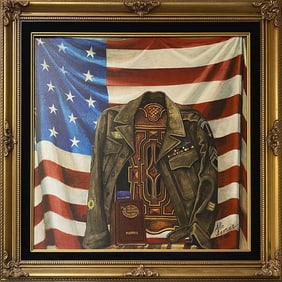 Alice Asmar Hand embellished canvas Limited Edition