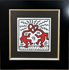 Keith Haring Lithograph from 1984