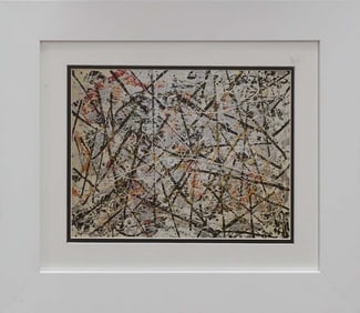 Jackson Pollock Color Plate Lithograph