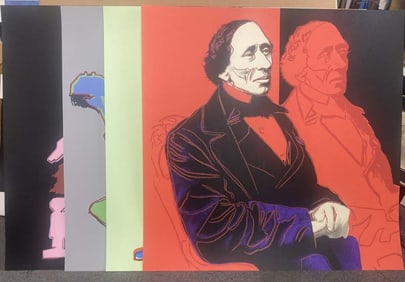 Andy Warhol Hans Chrisitan Andersen Silkscreen from 1987. Serigraph