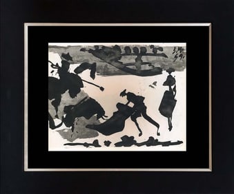 Pablo Picasso 1961 Lithograph Toros Y Toreros.