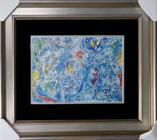 Marc Chagall lithograph hand signed