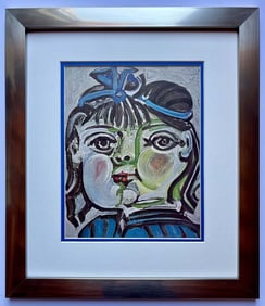 Pablo Picasso Color Plate Lithograph from 1969