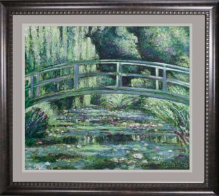 Claude Monet Japanese Bridge Limited Edition on paper