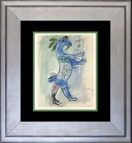 Marc Chagall Color Plate Lithograph Chagall over 50 years ago
