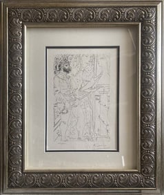 Pablo Picasso lithograph numbered limited edition of 300 with official Museum stamp