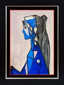 Pablo Picasso in the manner of Picasso oil on canvas