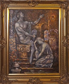 Mixed media original  on canvas by Arina Poetry