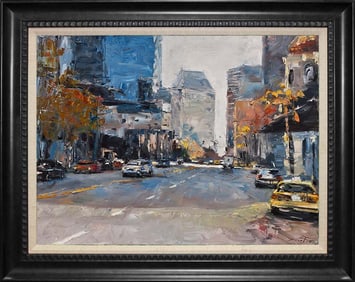 Jorn Fox Original oil on canvas.