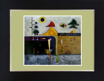 Wassily Kandinsky color plate lithograph after Kandinsky 1967
