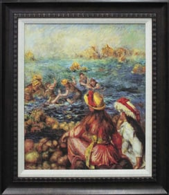 Pierre Renoir hand Embellished ink on canvas limited edition