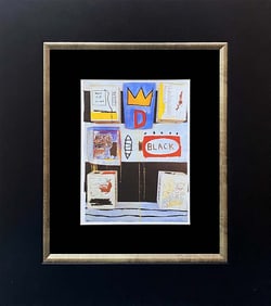 Jean Michel Basquiat Lithograph after Basquiat from 1985