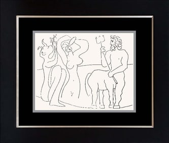 Picasso Original Lithograph 1955 Antibes Collection