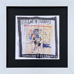 Jean Michel Basquiat Lithograph 1986