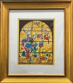 Marc Chagall Jerusalem Windows Color Plate Lithograph