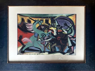 Pablo Picasso Color Plate Lithograph