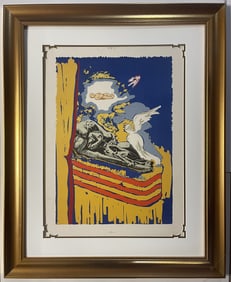 Salvador Dali Lithograph Limited Edition Resurrection The Immaculate Conception