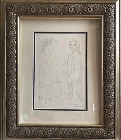 Pablo Picasso Lithograph from 1990-1992 Suite Vollard. Authorized by the Picasso Family.