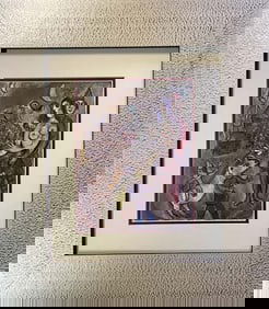 Marc Chagall Lithograph from 1970