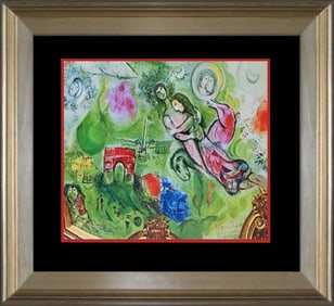 Marc Chagall Lithograph Hand signed Romeo and Juliet