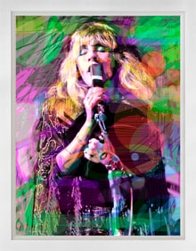 Stevie Nicks Original mixed media on canvas David Lloyd Glover