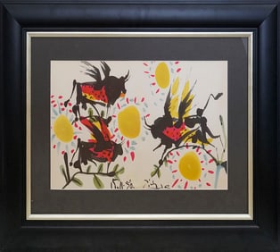 Pablo Picasso Lithograph from 1951 dated 1950 in the plate.