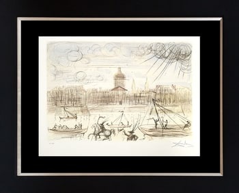 Salvador Dali Academy des Beaux Arts Limited Edition Lithograph