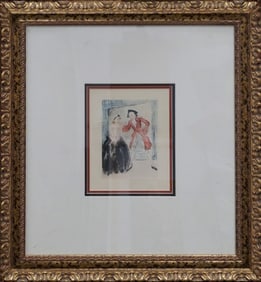 Louis Icart Hand signed original etching from 1938