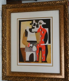 Pablo Picasso Lithograph Limited Edition Harlequins Collection Domaine Picasso