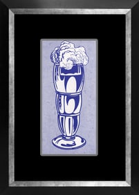 Roy Lichtenstein 1996 Ice Cream Soda Lithograph after Lichtenstein