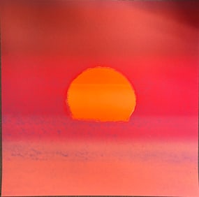 Andy Warhol Sunset Serigraph from 1972
